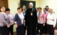 Встреча священнослужителя с получателями услуг