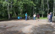 Соревнование для получателей услуг с ОВЗ по игре в "Городки"