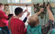Изготовление маскировочных сетей